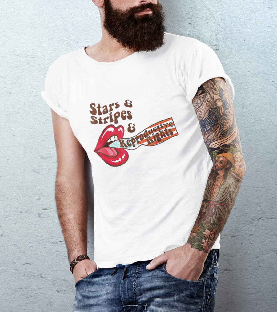Stars Stripes And Reproductive Rights American Voices T-Shirt