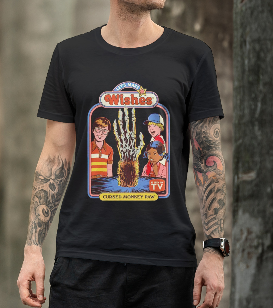 Let’s Make Wishes Cursed Monkey Paw As Seen On TV T-Shirt