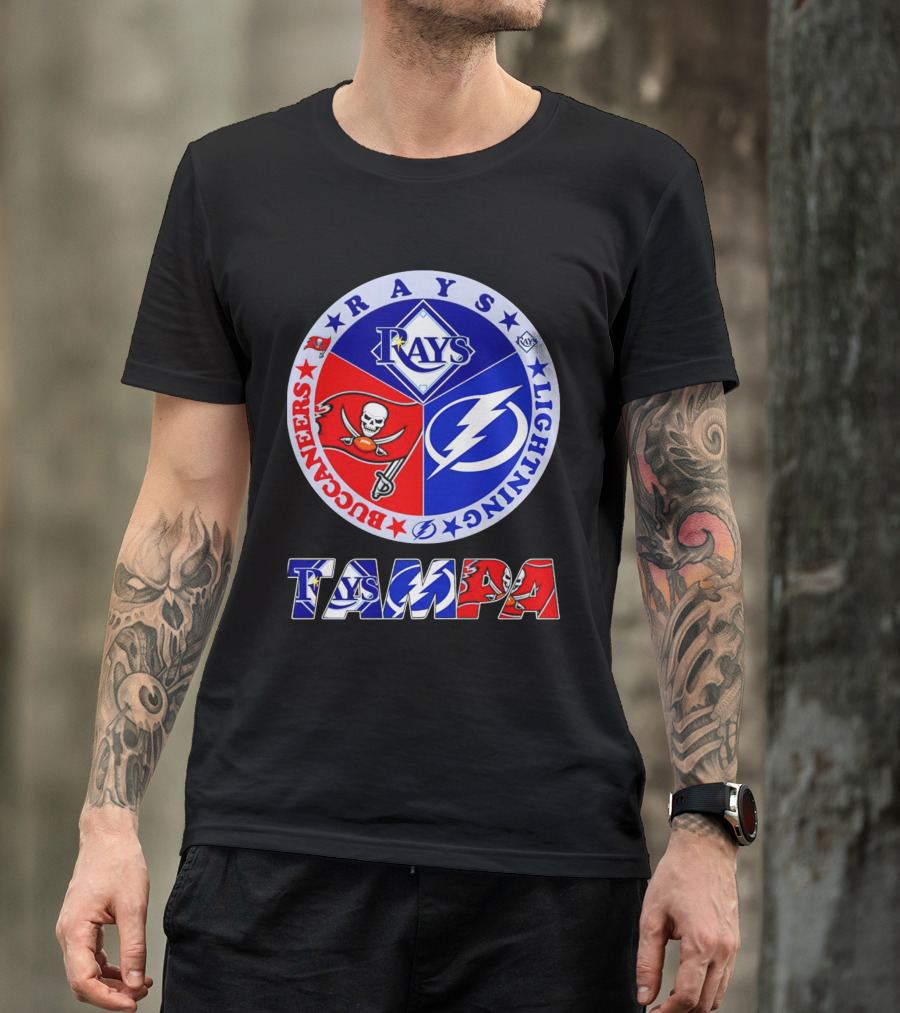 Tampa Bay Buccaneers Rays Lightning Tampa T-Shirt