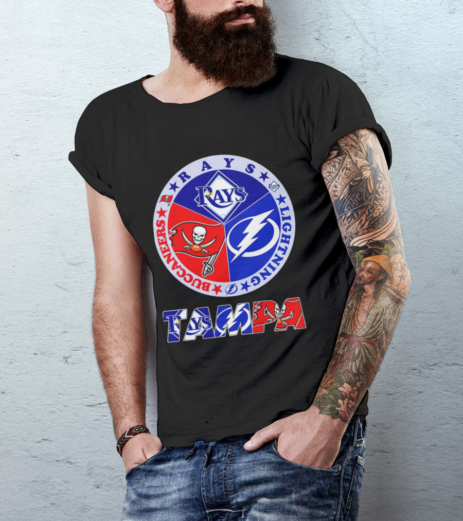 Tampa Bay Buccaneers Rays Lightning Tampa T-Shirt