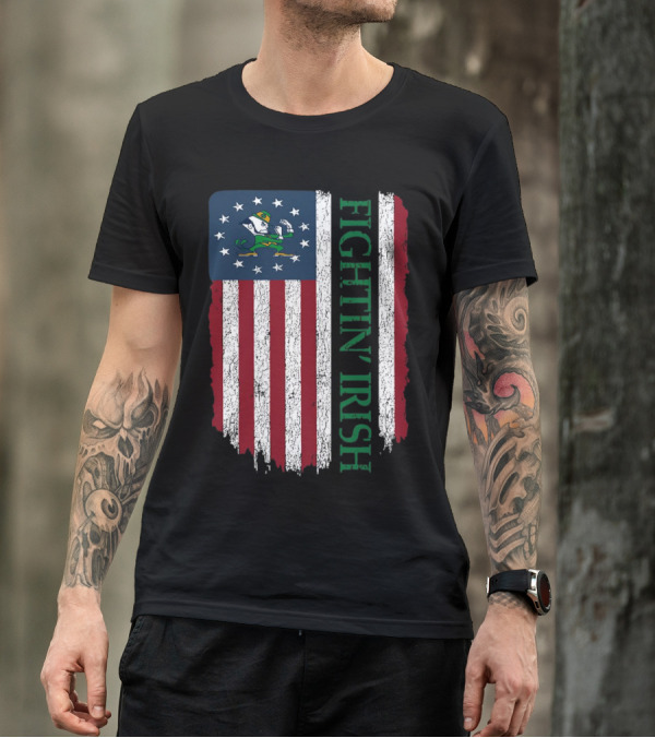 Fightin’ Irish Betsy Ross Flag T-Shirt