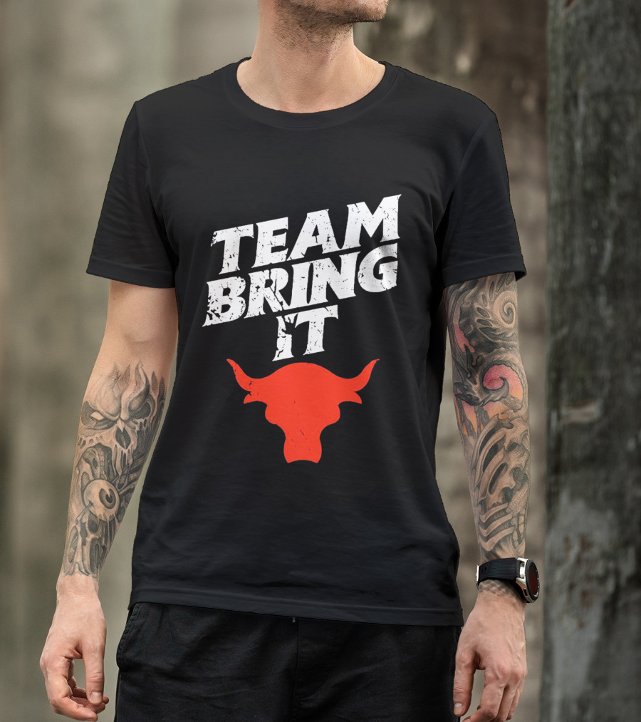 Team Bring It The Rock Bull T-Shirt