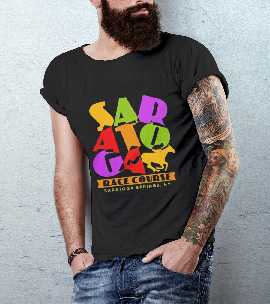 Saratoga Springs NY Race Course Horse Racing Saratoga T-Shirt