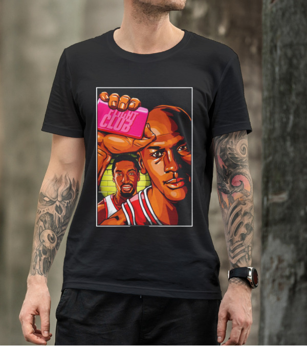 Flight Club Kobe Bryant Michael Jordan Basketball Legends T-Shirt