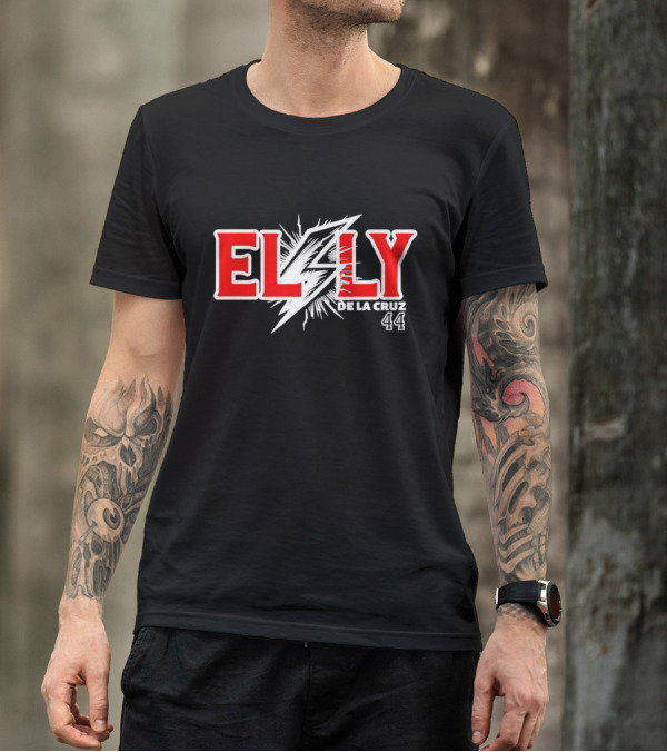 Elly De La Cruz 44 Lightning Burst T-Shirt
