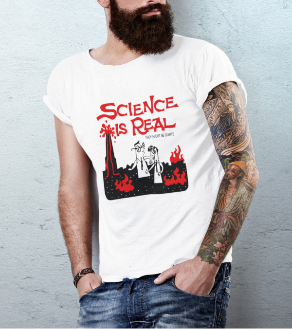Science Is Real They Might Be Giants Lava Cartoon T-Shirt
