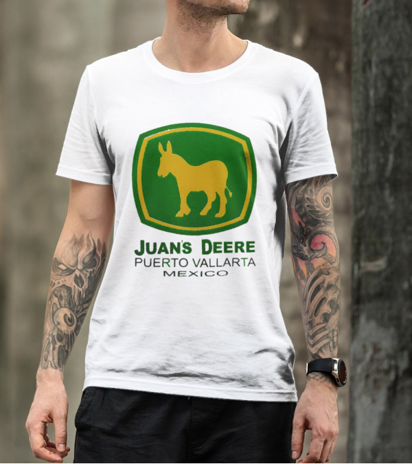 Juans Deere Puerto Vallarta Mexico Donkey T-Shirt