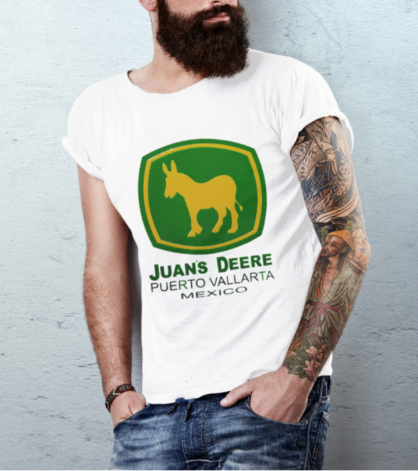 Juans Deere Puerto Vallarta Mexico Donkey T-Shirt