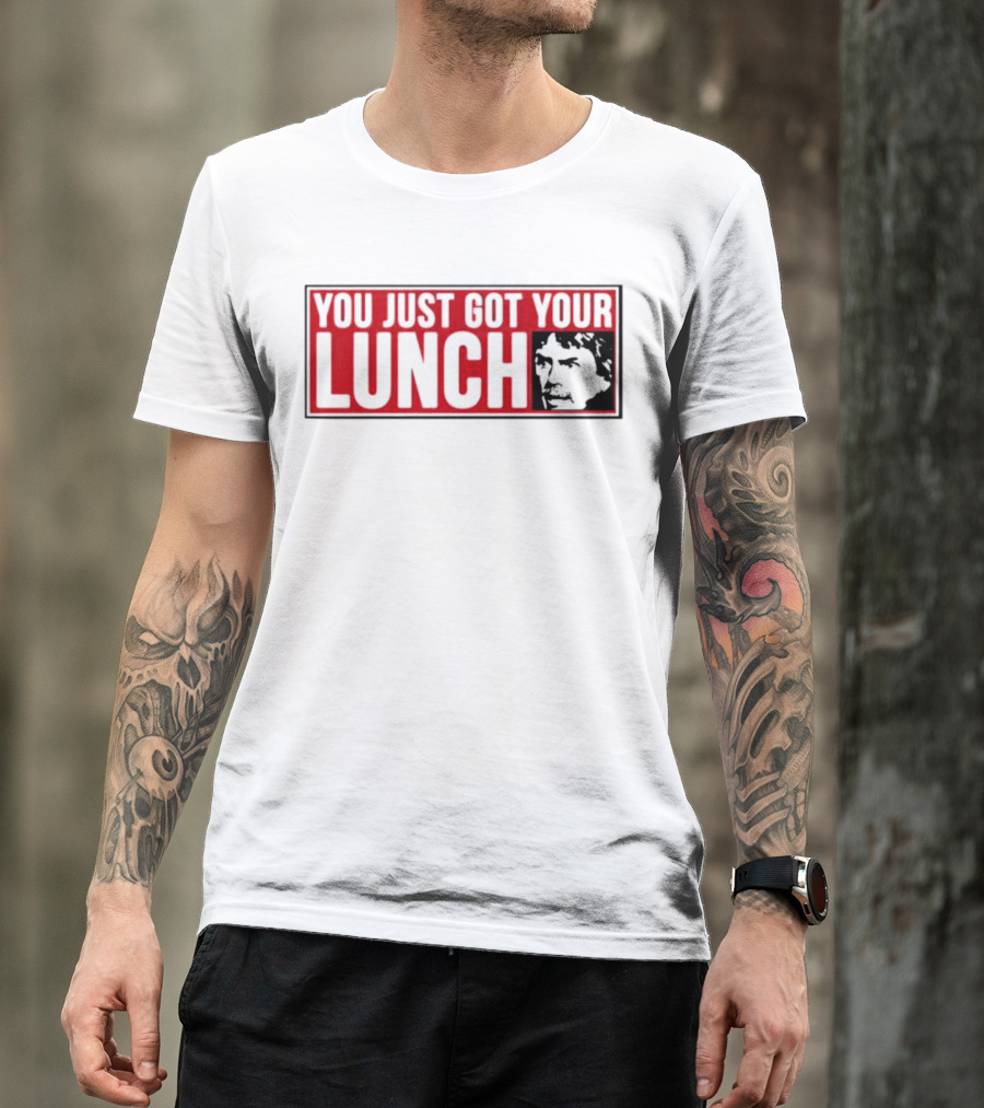 You Just Got Your Lunch Chuck Norris Meme T-Shirt