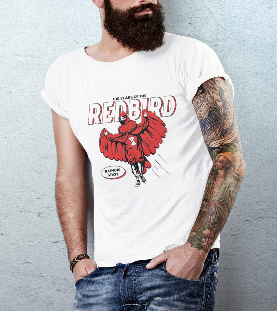 Illinois State Redbird 100 Years Of The Redbird T-Shirt