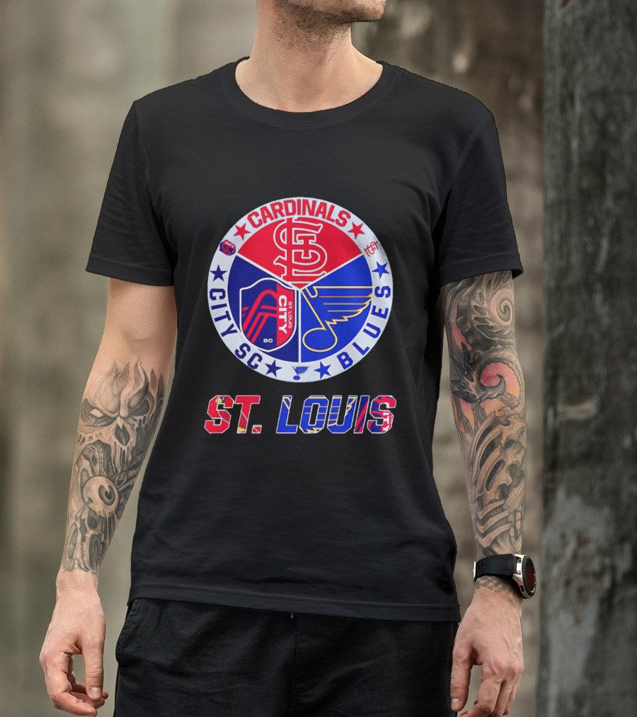 ST Louis Cardinals City SC Blues T-Shirt