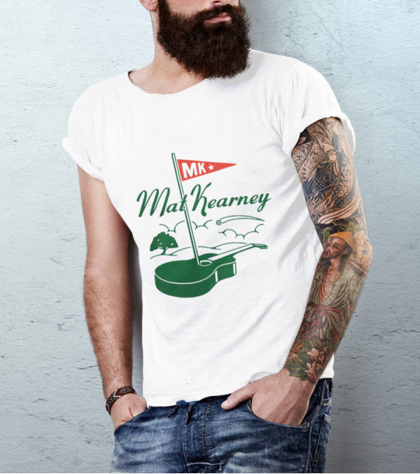 Mat Kearney MK Golf Guitar Flag T-Shirt