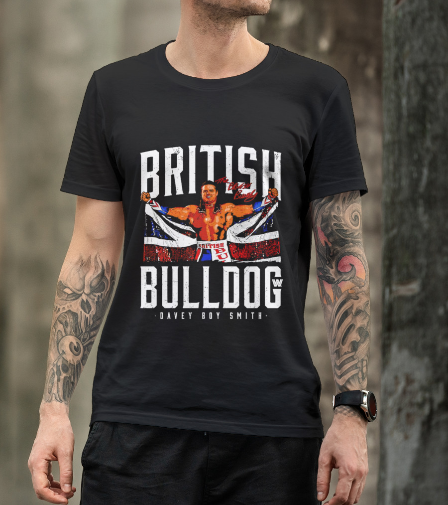 British Bulldog The British Beauty Davey Boy Smith WWE T-Shirt