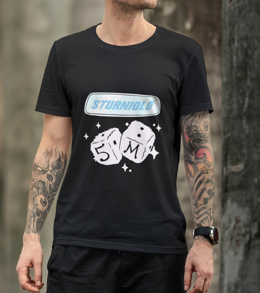 Sturniolo 5M Dice Celebration Iconic Milestone T-Shirt