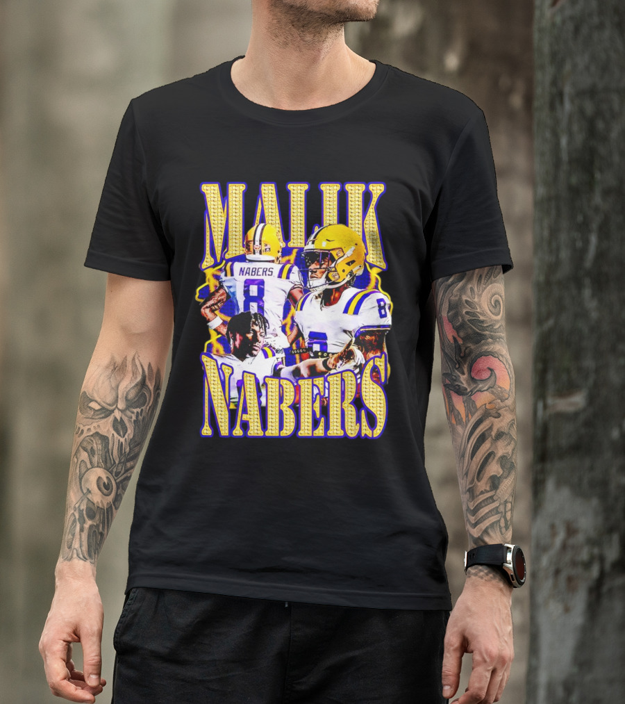 Malik Nabers LSU Tigers Football T-Shirt