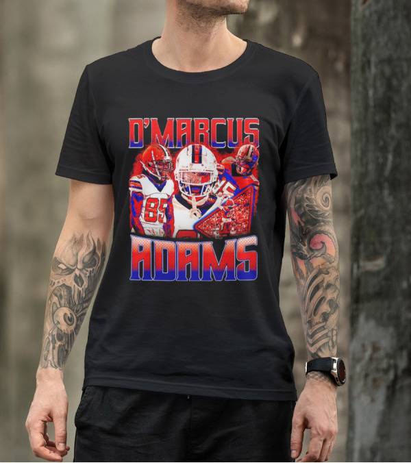 D'Marcus Adams Football Vintage Syracuse Orange 85 Jersey T-Shirt
