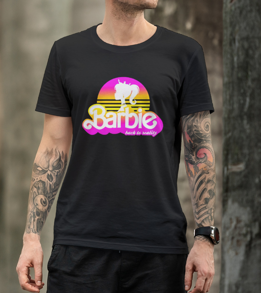 Barbie Back To Reality Retro Sunset T-Shirt