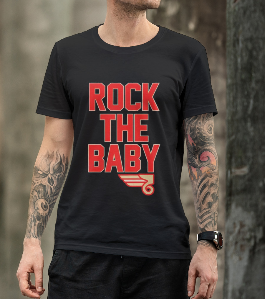 ROCK THE BABY Basketball Dunking T-Shirt