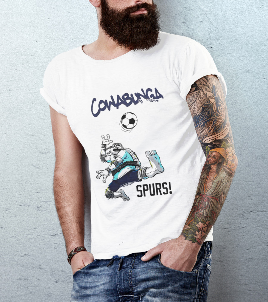 Cowabunga Soccer Spurs X Teenage Mutant Ninja Turtles T-Shirt