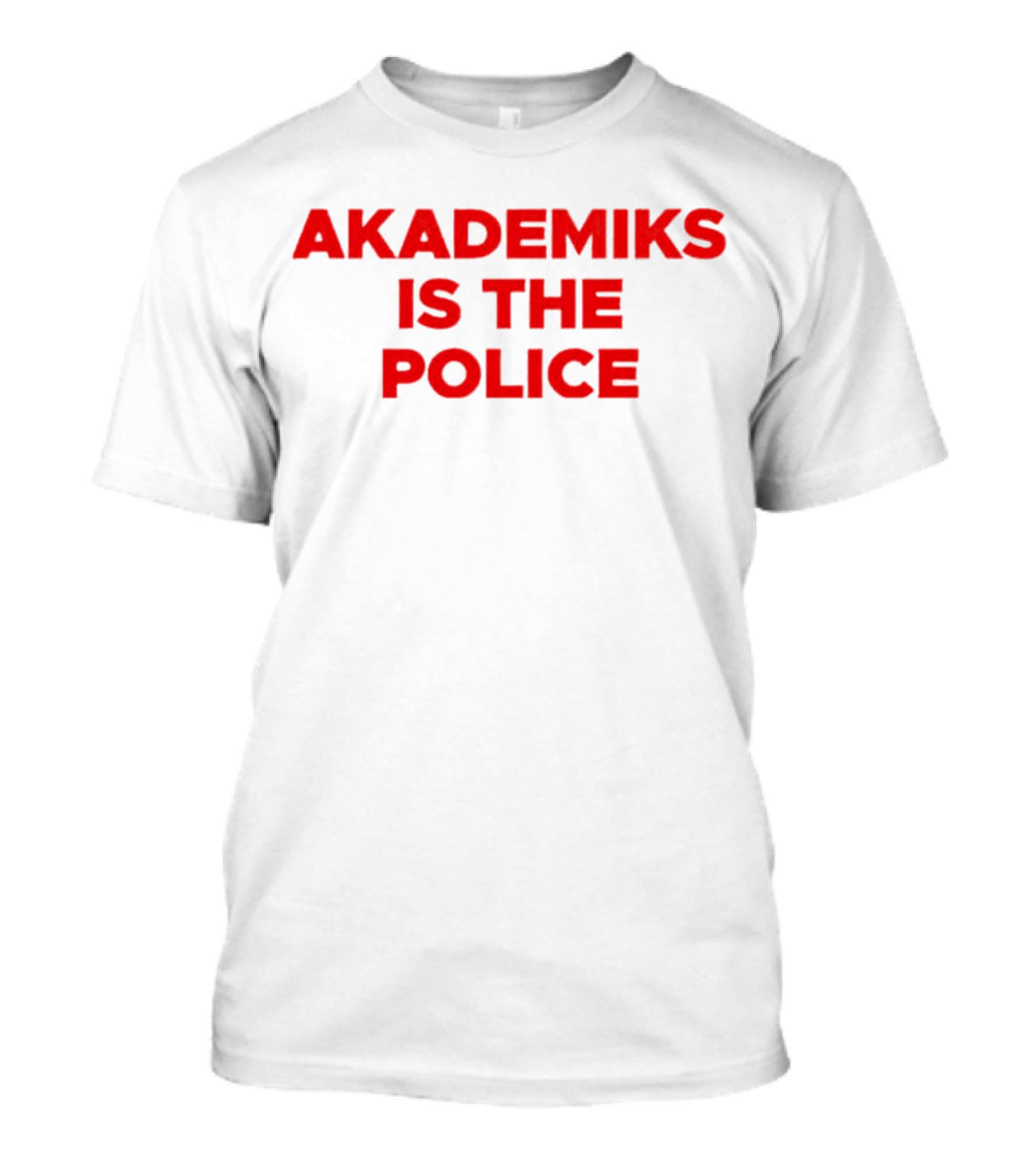 Akademiks Is The Police Red T-Shirt