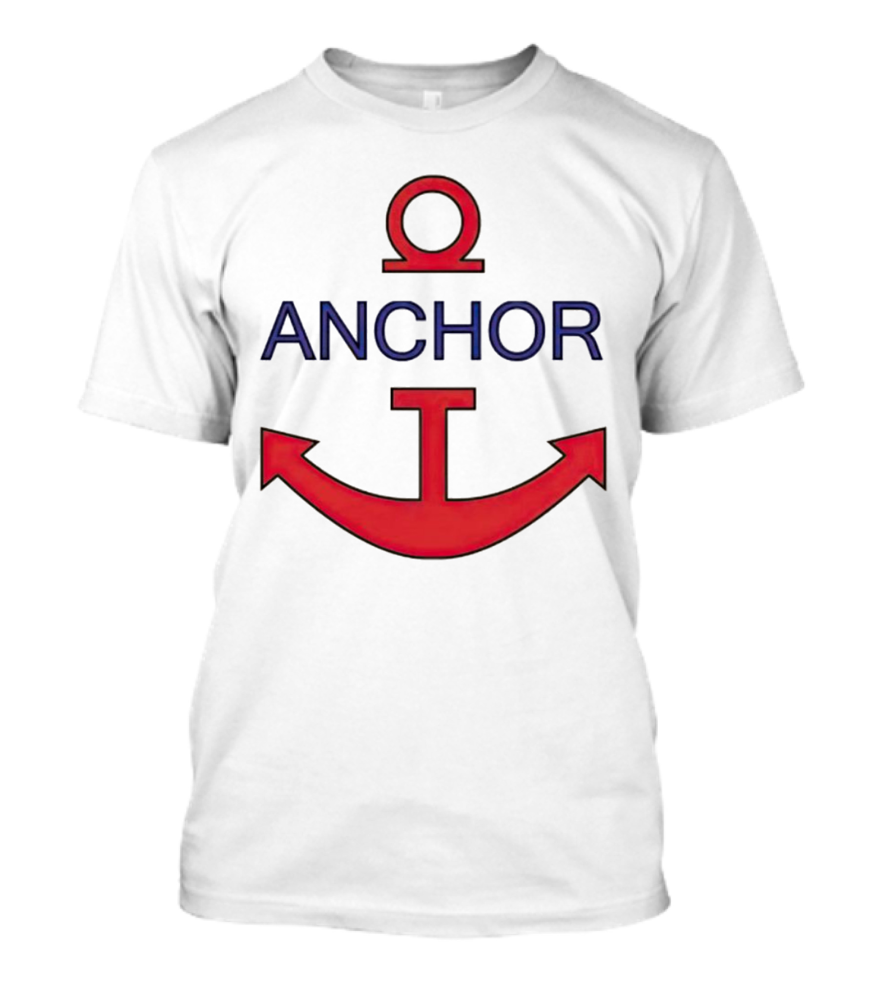 One Piece Monkey D Luffy Anchor Symbol Emblem T-Shirt