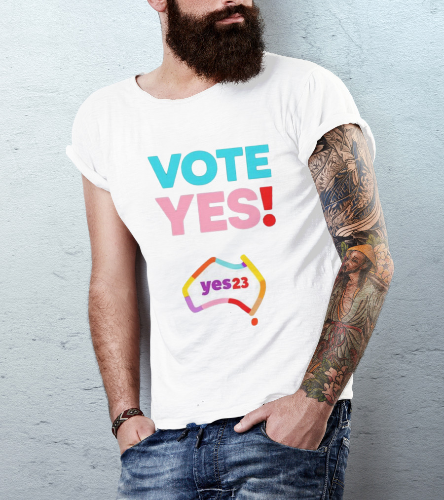 Vote Yes Yes23 Australia Map T-Shirt