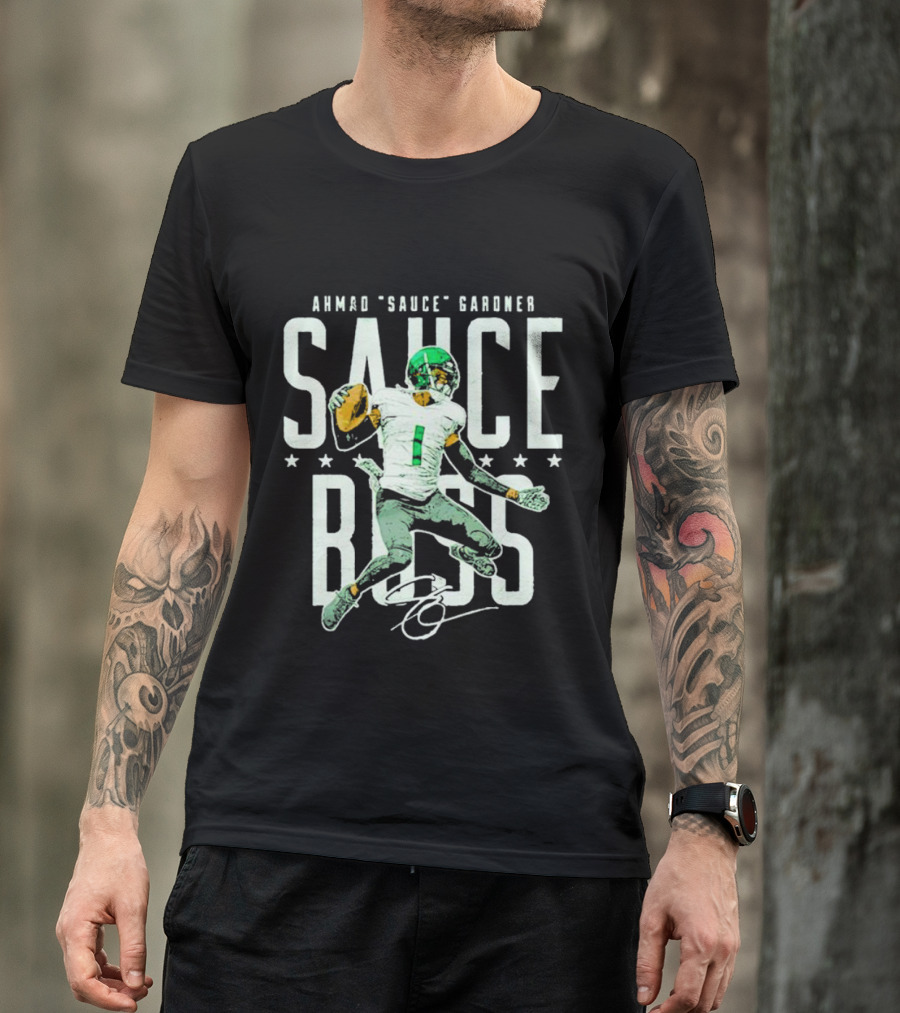 Ahmad Sauce Gardner Sauce Boss Football T-Shirt