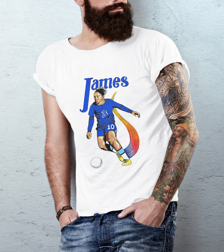 Chelsea Women Soccer Lauren James Number 10 Cheat Code T-Shirt