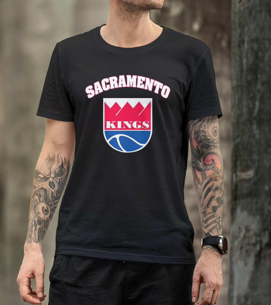 Sacramento Kings Retro Basketball Team T-Shirt