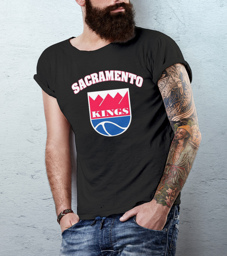 Sacramento Kings Retro Basketball Team T-Shirt
