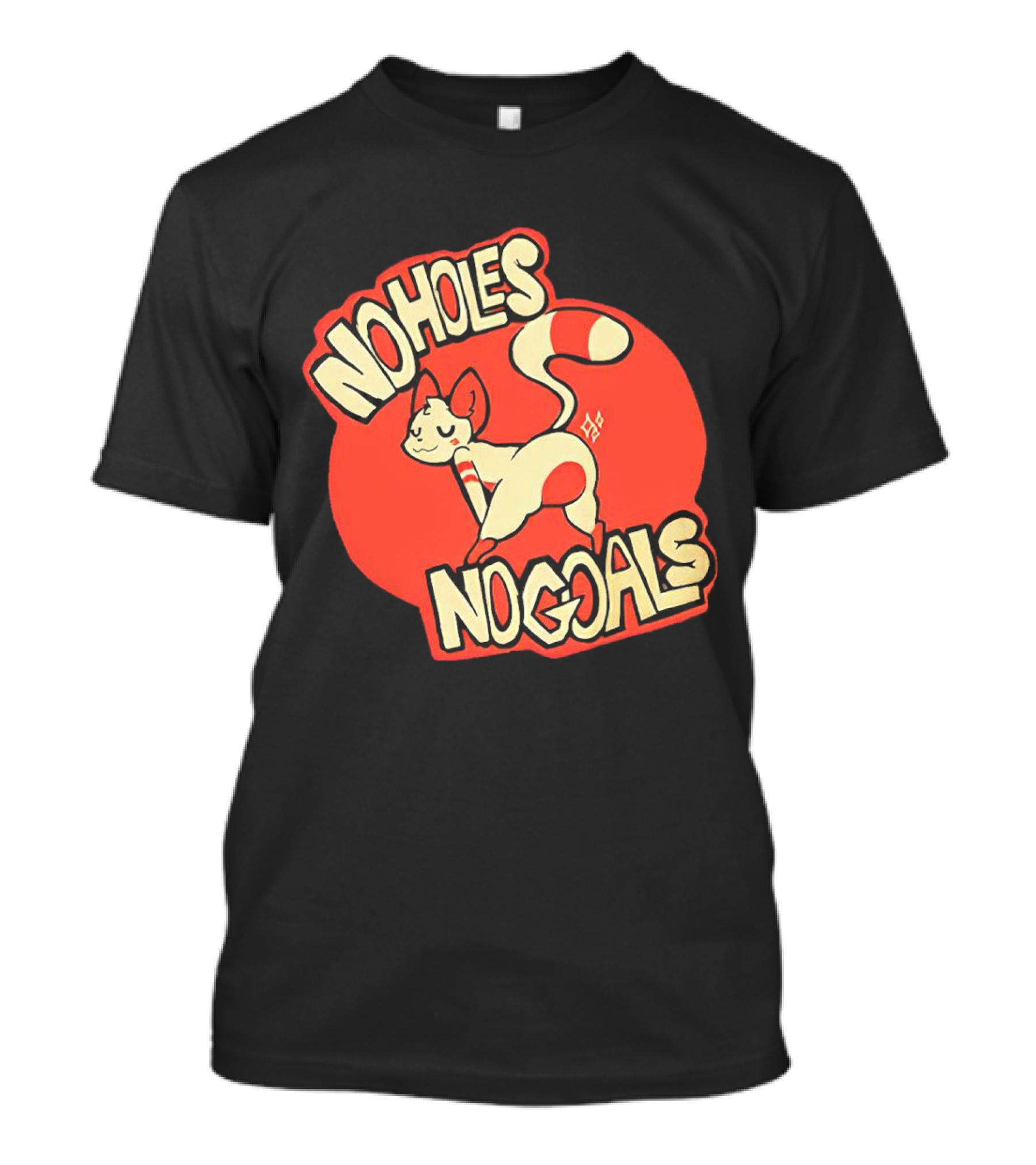 No Holes No Goals Fox T-Shirt