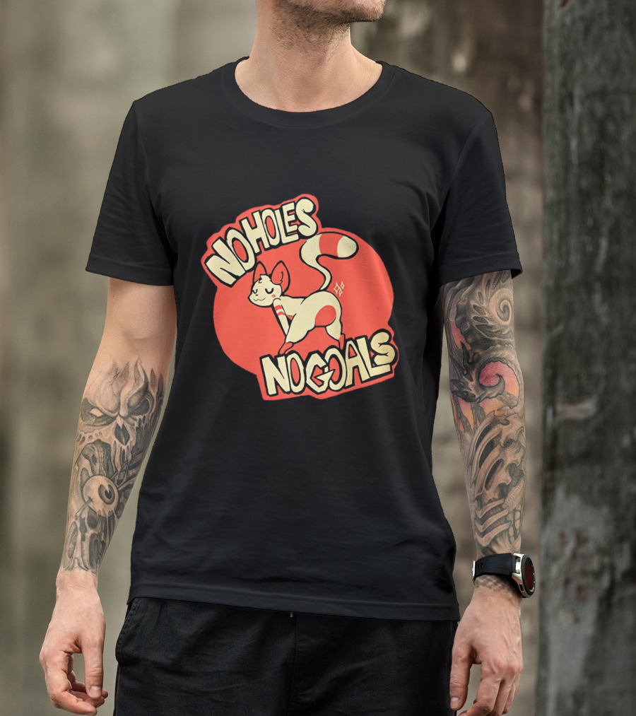 No Holes No Goals Fox T-Shirt