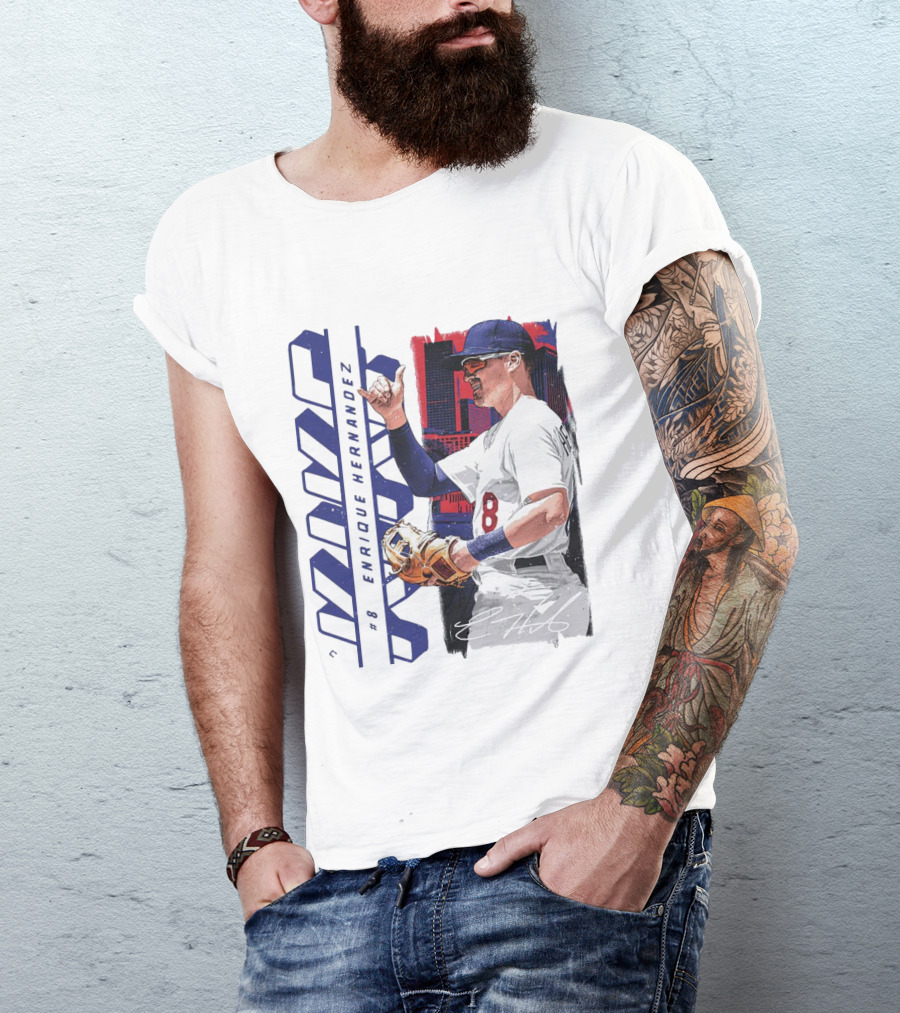Enrique Hernandez Los Angeles Dodgers MVP T-Shirt