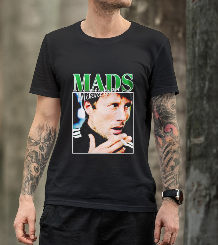 Mads Mikkelsen 90’s Vintage Style Hannibal Concept T-Shirt