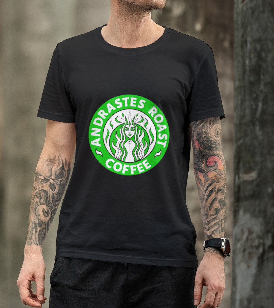 Andrastes Roast Coffee Inquisition Green T-Shirt