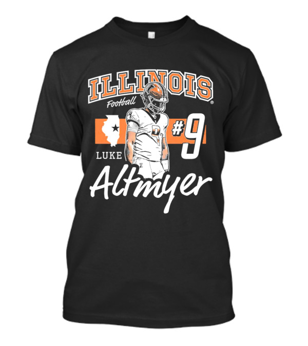 Illinois Fighting Illini Luke Altmyer Football T-Shirt
