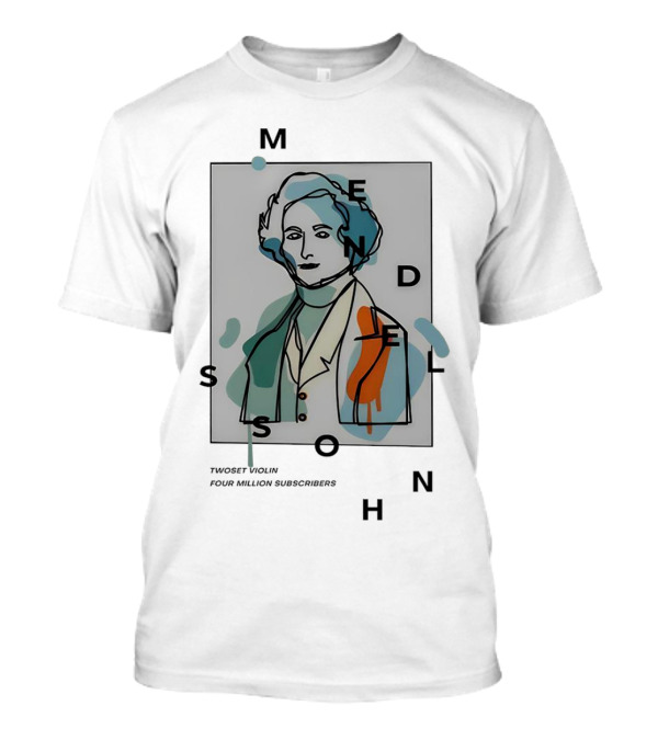 Singapore Mendelssohn Tribute Twoset Violin Four Million Subscribers T-Shirt