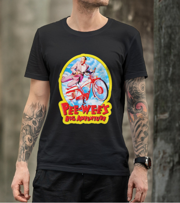 Pee Wee's Big Adventure Comedy Large Marge Bike Scene T-Shirt