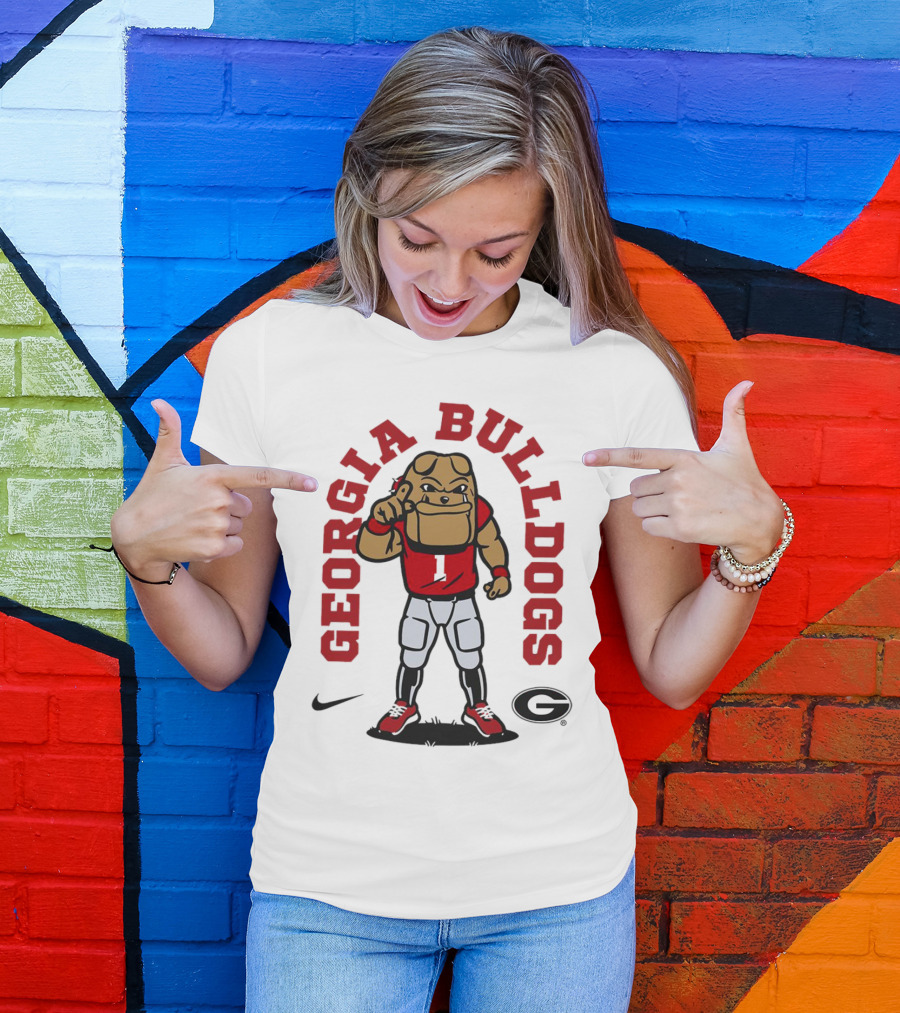 Georgia Bulldogs Mascot Athletic Bulldog T-Shirt