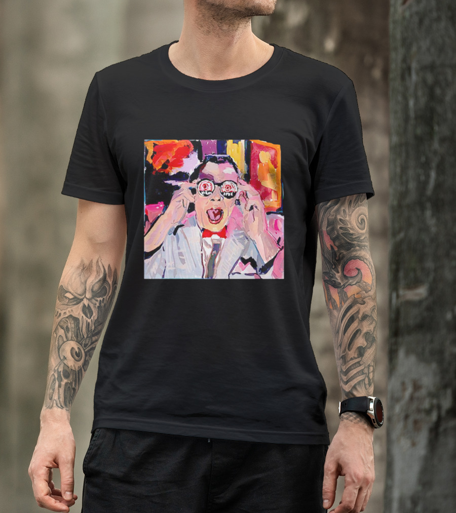Pee Wee Herman 80s Jambi Playhouse Retro Glasses T-Shirt