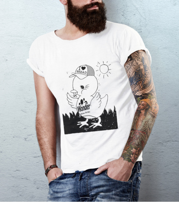 Wonder Bread Duck I Love Bread Hat T-Shirt