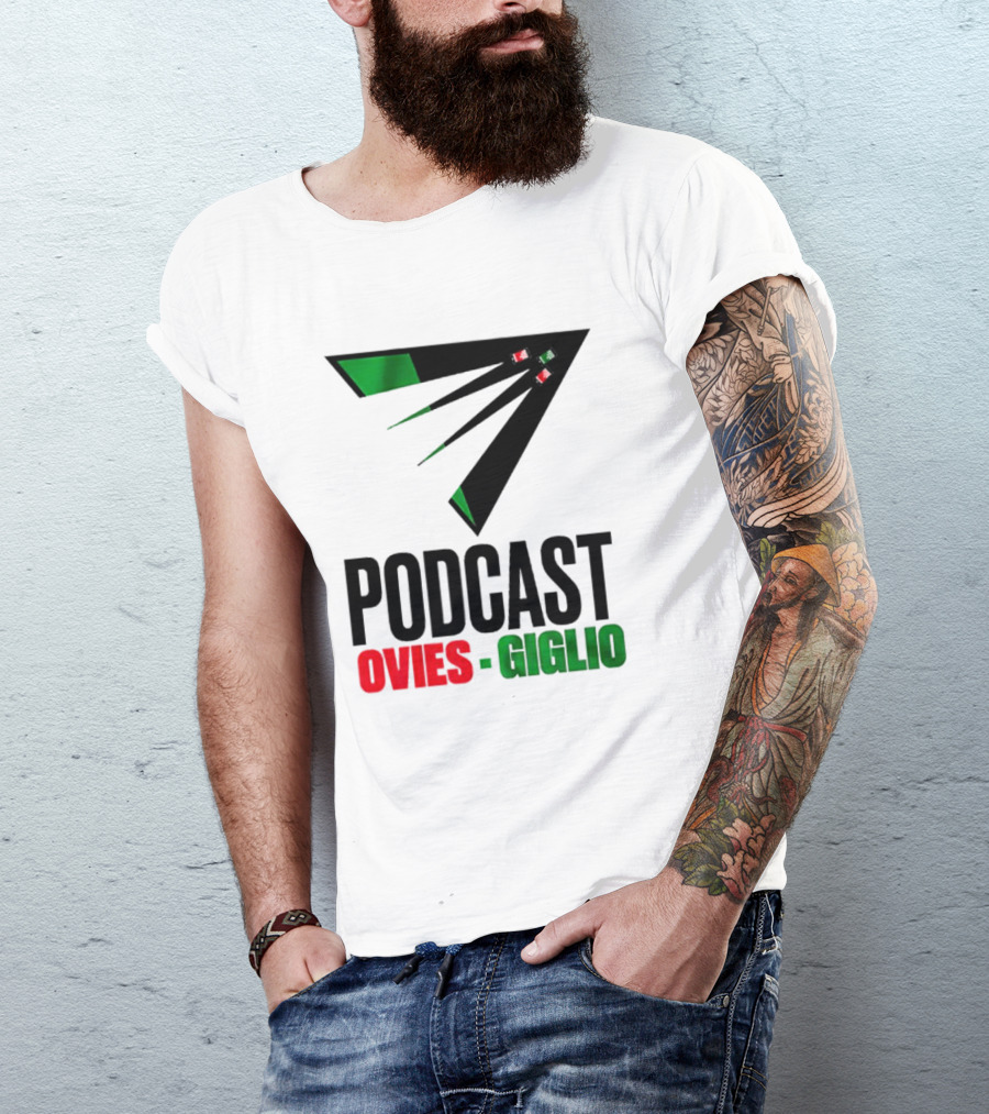 Podcasts Ovies Giglio Football Discussion With Triangular Color Stream T-Shirt