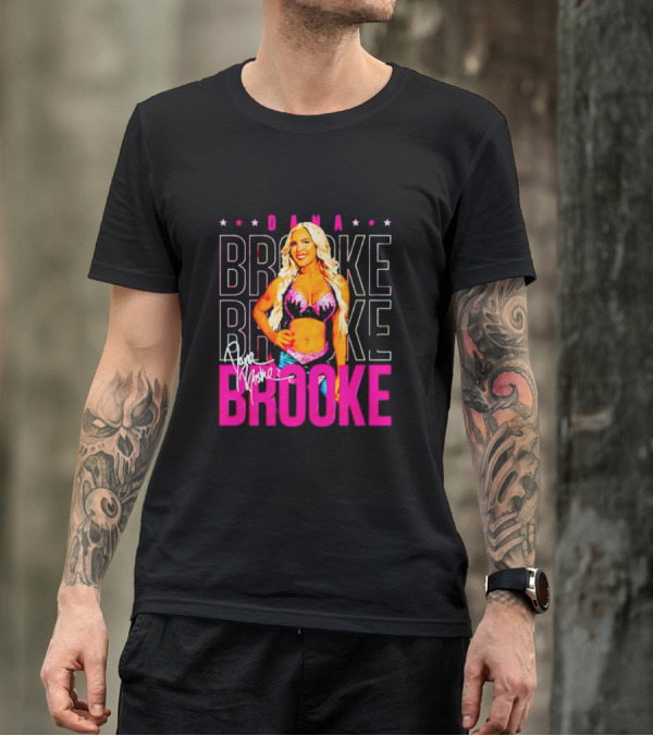 Dana Brooke Signature Name Repeat T-Shirt