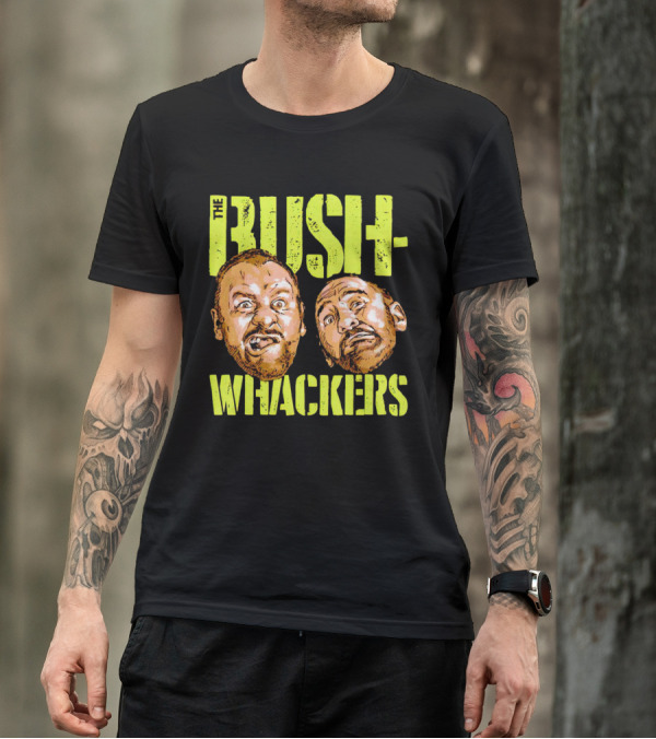 The Bushwhackers Wrestling Legends Bold Retro Faces T-Shirt