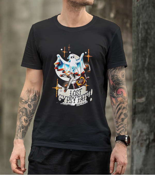 Lost Gypsy Tattoo Hazard Ghost T-Shirt