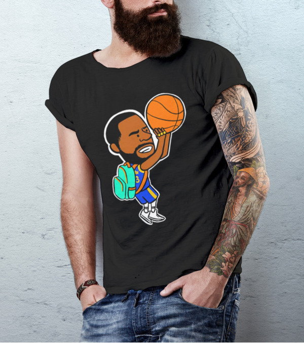 Dray Backpack Basketball Player Cartoon T-Shirt