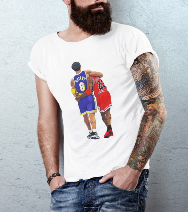 Kobe Bryant Michael Jordan Forever 8 23 Lakers Bulls T-Shirt