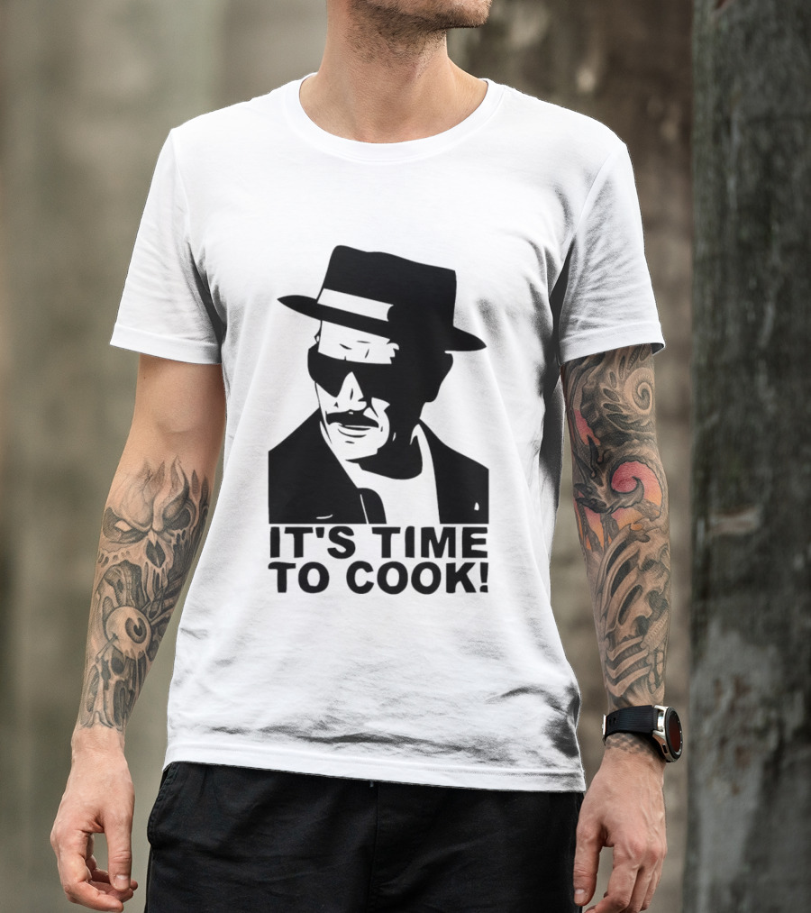 It's Time To Cook Heisenberg Silhouette Breaking Bad T-Shirt