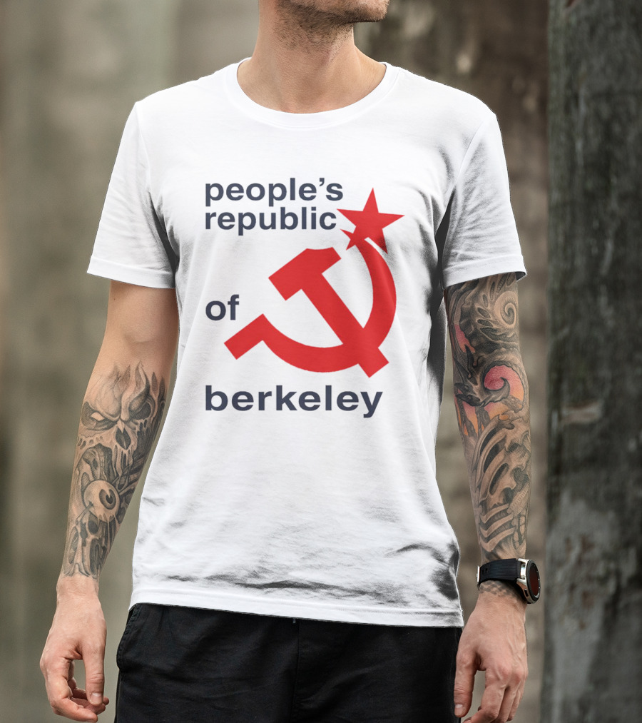 People's Republic Of Berkeley Communist Hammer And Sickle T-Shirt