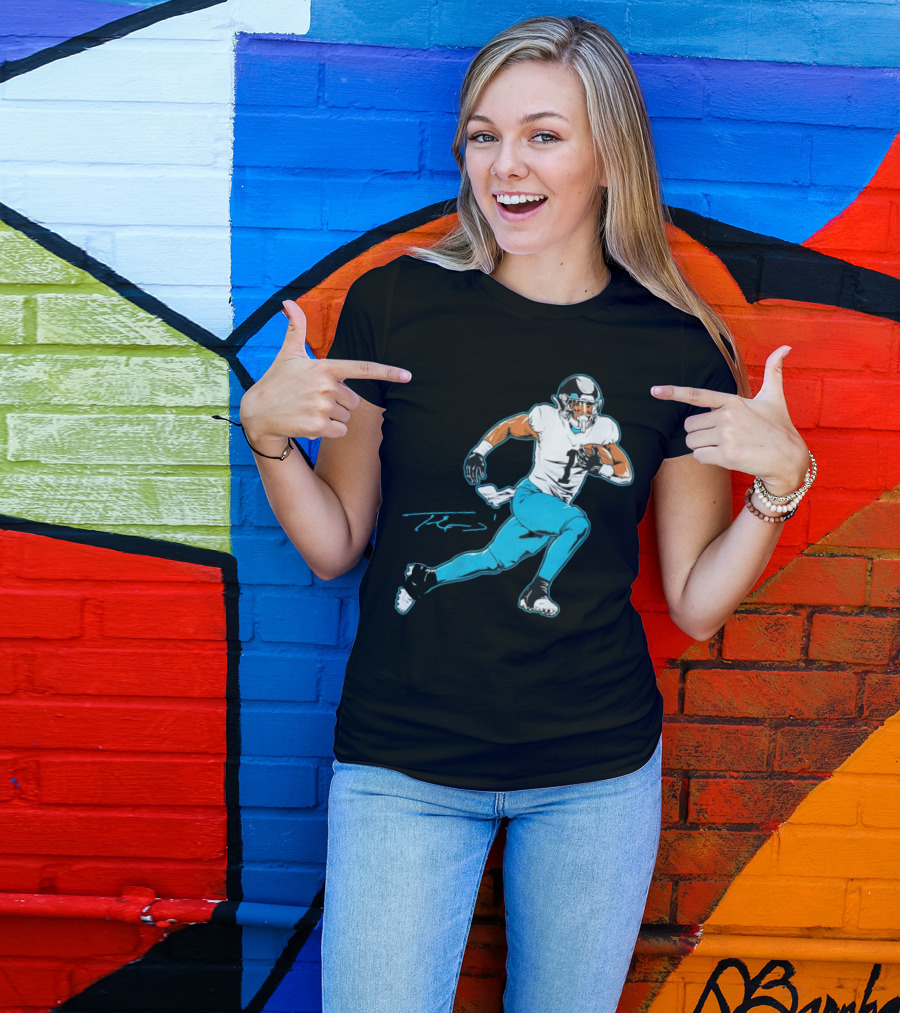 Travis Etienne Jacksonville Jaguars Signature Pose T-Shirt